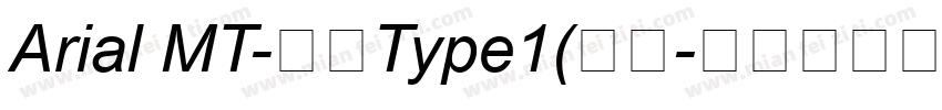 Arial MT-粗体Type1(西方字体转换